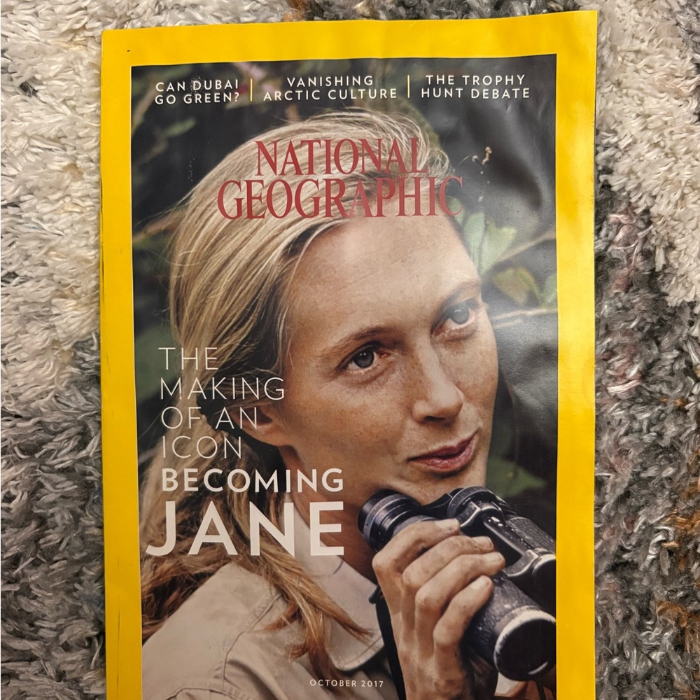 National Geographic-the Making Of An Icon Becoming Jane-magazine